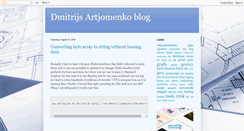 Desktop Screenshot of dmitrijs.artjomenko.com